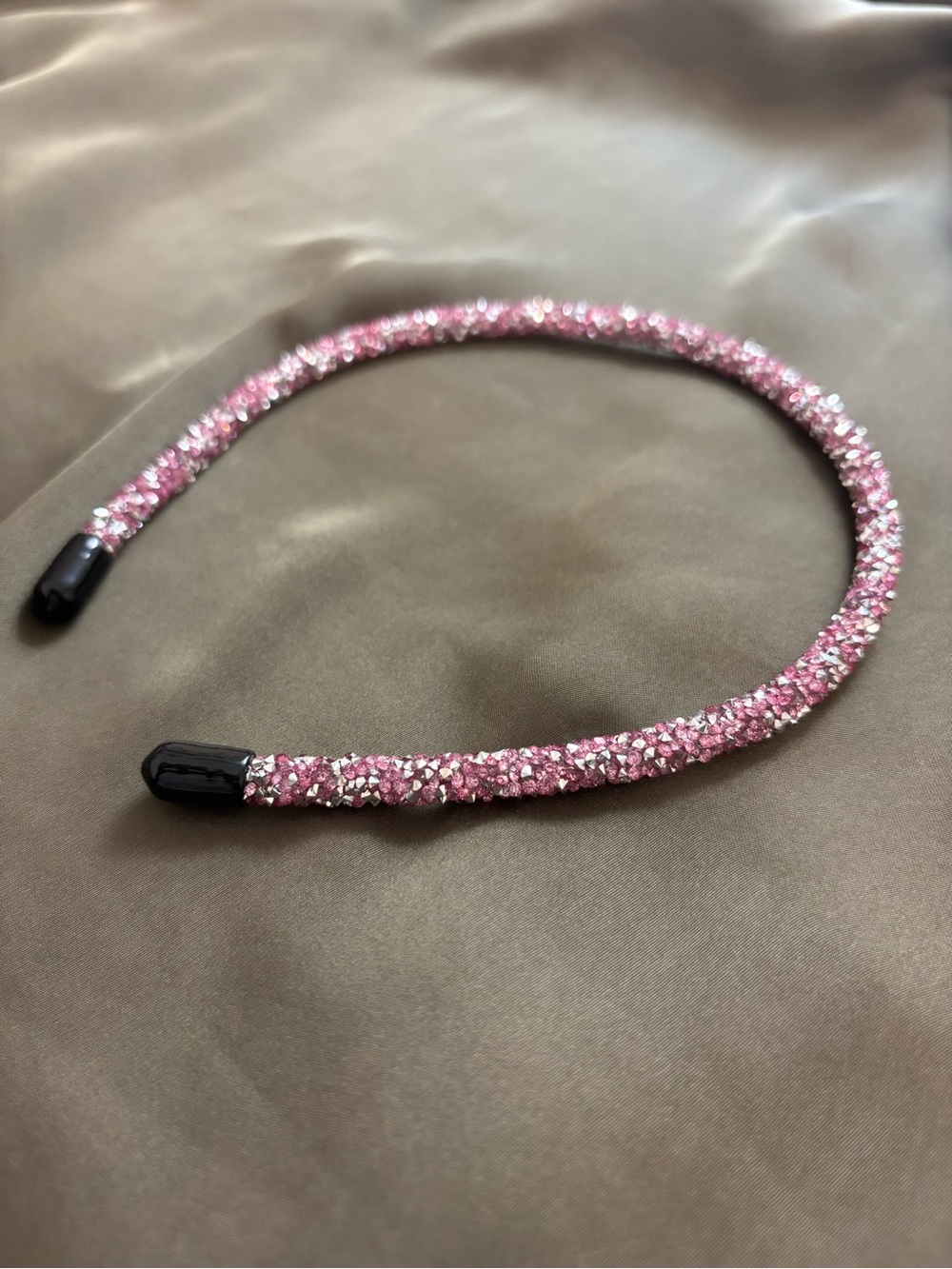 Rhinestone One-size stretchy headband set - Picture 4 of 5